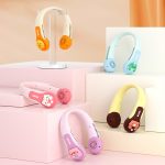 Quạt Đeo Cổ Mini Không Cánh WIND hình thú 2 bên siêu dể thương CS1330 - hình ảnh sản phẩm