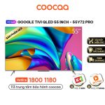 Google Tivi Qled Coocaa 55 inch 55Y72 Pro