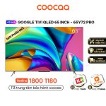 Google Tivi Qled Coocaa 65 inch 65Y72 Pro