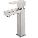 Vòi lavabo nóng lạnh vuông inox mờ LK-6911A - hình ảnh sản phẩm