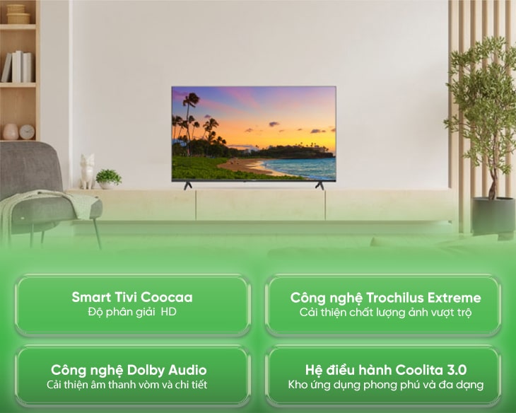 Good Tivi Coocaa 32 Inch 32S3U+ chính hãng, style 2024 - hình ảnh sản phẩm