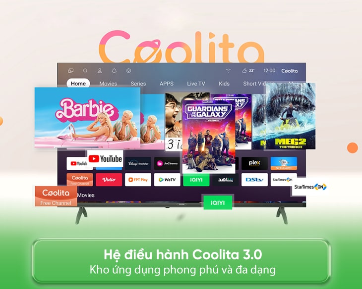 Good Tivi Coocaa 32 Inch 32S3U+ chính hãng, style 2024 - góc nhìn 4