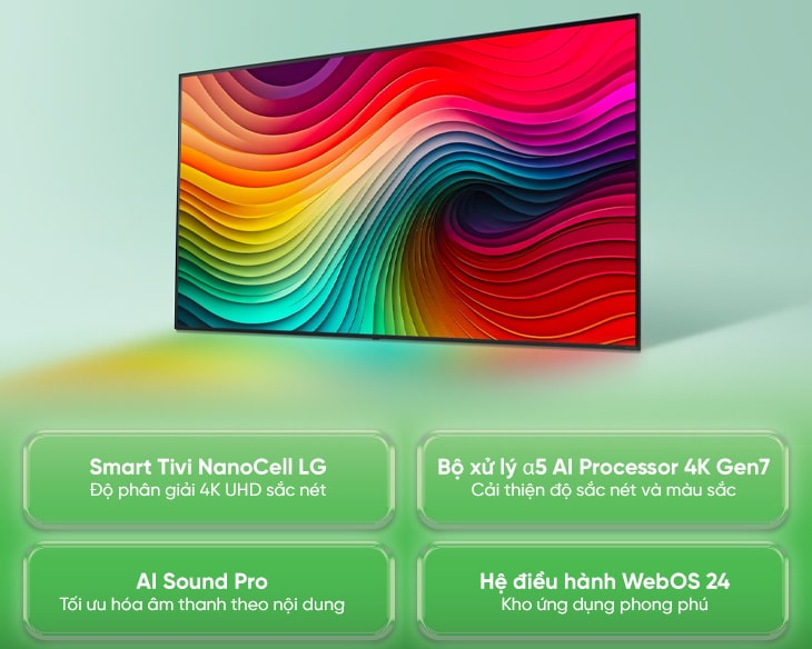 Good Tivi NanoCell LG 4K 65 Inch 65NANO81TSA type mới năm 2024 - hình ảnh sản phẩm