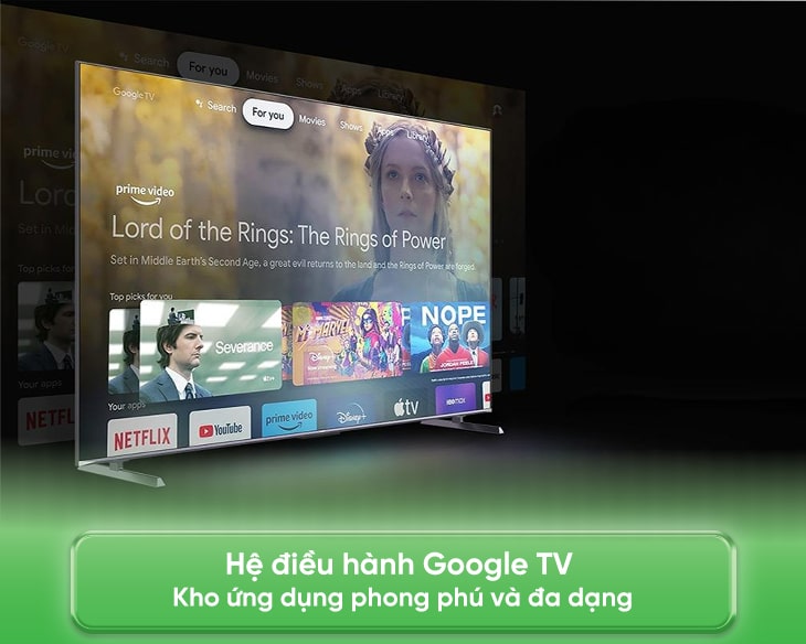 Google Tivi Coocaa 4K 85 Inch 85Y73 chính hãng, fashion 2024 - góc nhìn 3