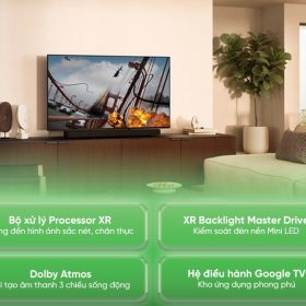 Google Tivi QLED MiniLED Sony 4K 75 inch K-75XR70 Fashion 2024 - hình ảnh sản phẩm