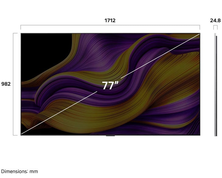 Good Tivi OLED LG evo AI 4K 77 inch OLED77G5PSA 2025 - góc nhìn 5