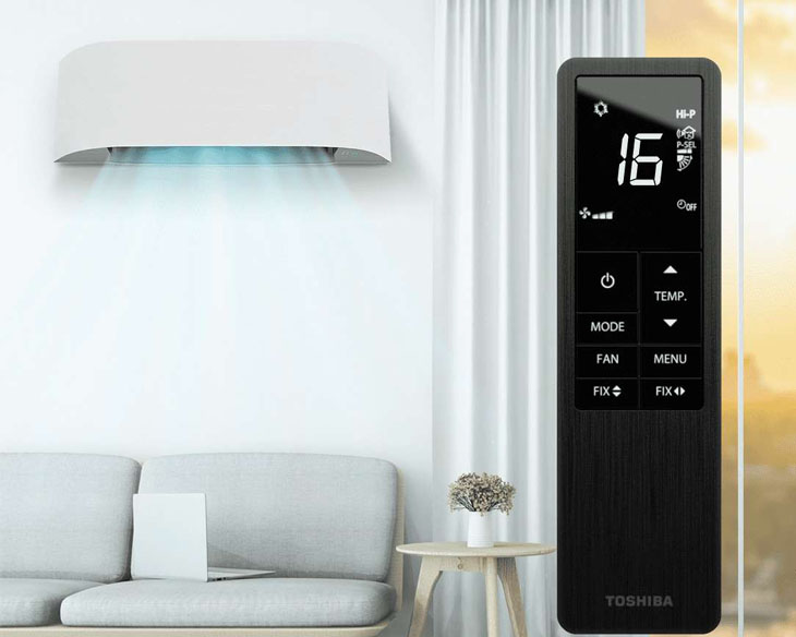 Máy lạnh Toshiba Inverter 1.5 HP RAS-H13T4KCVRG-V giá tốt - góc nhìn 4