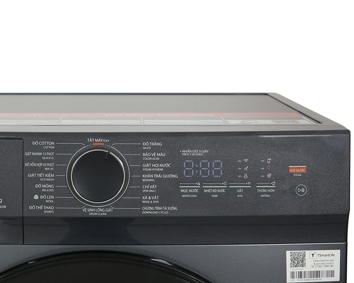 Máy giặt Toshiba Inverter 13 kg TW-T21BU140UWV(MG) giá tốt - góc nhìn 3