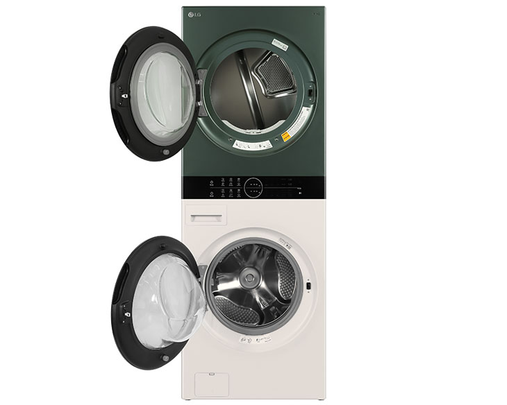 Tháp giặt sấy LG 25/17 kg WT2517NHEG chính hãng, giá tốt - góc nhìn 5