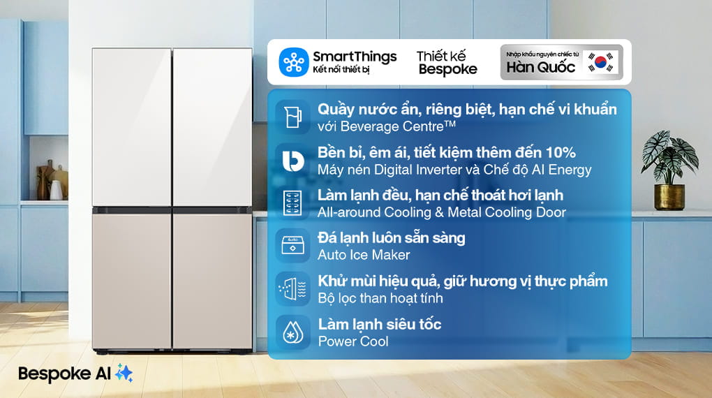 Tủ lạnh Samsung Inverter 648 lít RF59CB66F8S/SV chính hãng - hình ảnh sản phẩm