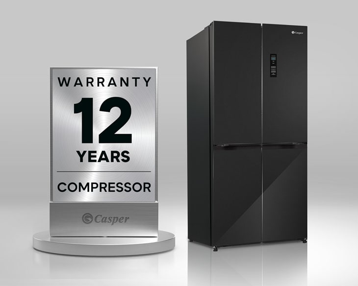 Tủ lạnh Casper Inverter 430 lít RM-D430GBS | Lam Anh Store - góc nhìn 4