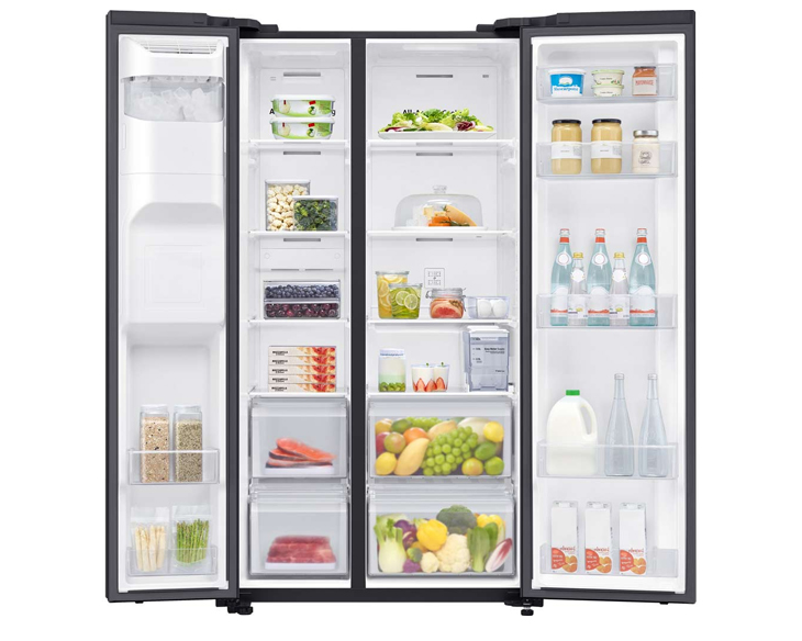 Tủ lạnh Samsung Inverter 635 lít RS64R53012C/SV chính hãng - góc nhìn 4