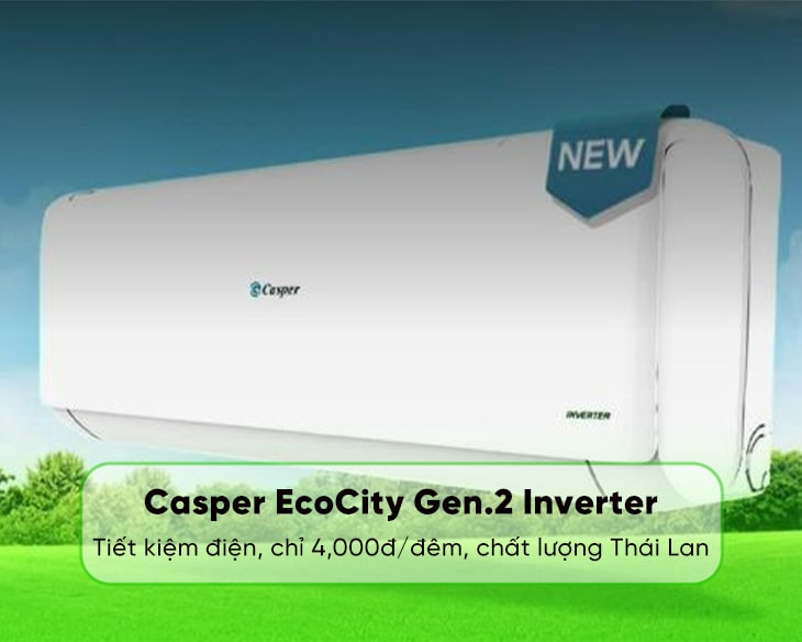 Máy lạnh Casper Inverter 1.5 HP TC-12IS36 style 2024 - góc nhìn 3