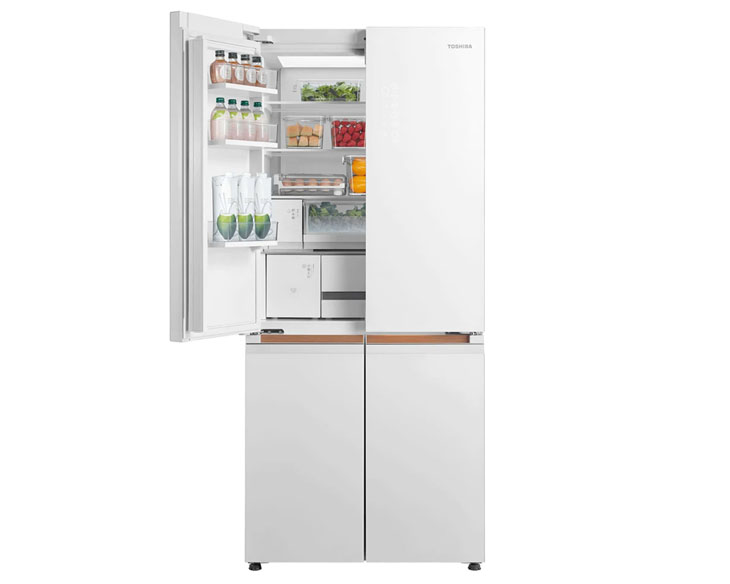 Tủ lạnh Toshiba Inverter 535 lít GR-RF695WI-PGV(67) giá tốt - góc nhìn 3