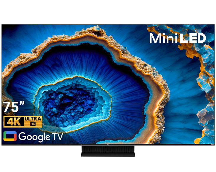 Google Tivi QD-Mini LED TCL 4K 75 inch 75C755 chính hãng - hình ảnh sản phẩm