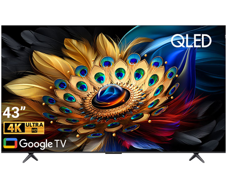 Google Tivi QLED TCL 4K 43 inch 43C655 fashion 2024, giá tốt - hình ảnh sản phẩm