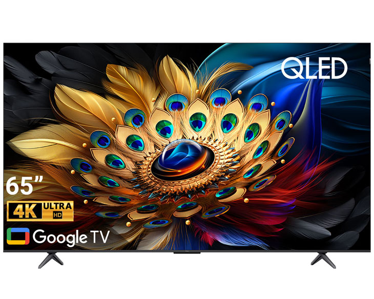 Google Tivi QLED TCL 4K 65 inch 65C655 style 2024, giá tốt - hình ảnh sản phẩm
