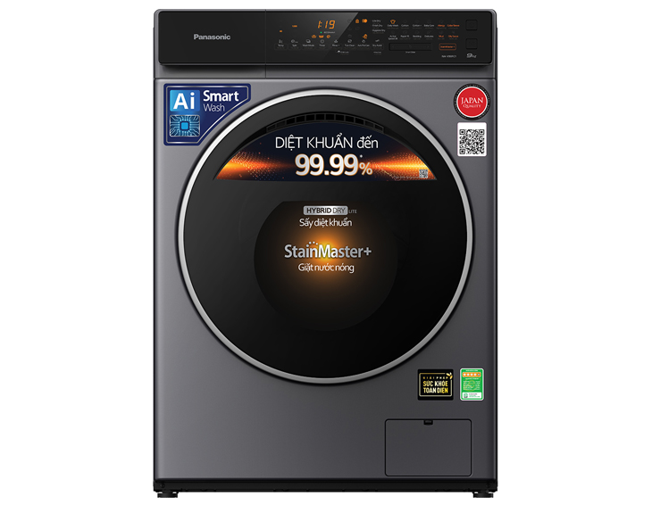 Máy giặt sấy Panasonic 9/2 kg NA-V90FC1LVT Giá Tốt