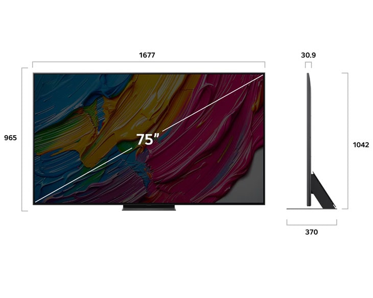 Good Tivi LG QNED AI 4K 75 Inch 75QNED81ASA fashion 2025 - góc nhìn 5